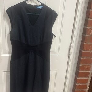ANTONIO MELANI Black Midi Dress